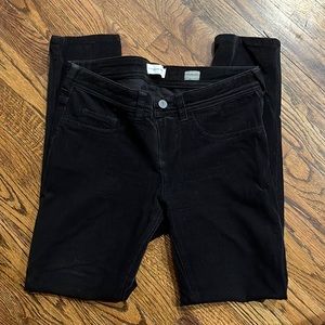 Pilcro and the letterpress Navy Corduroy pants